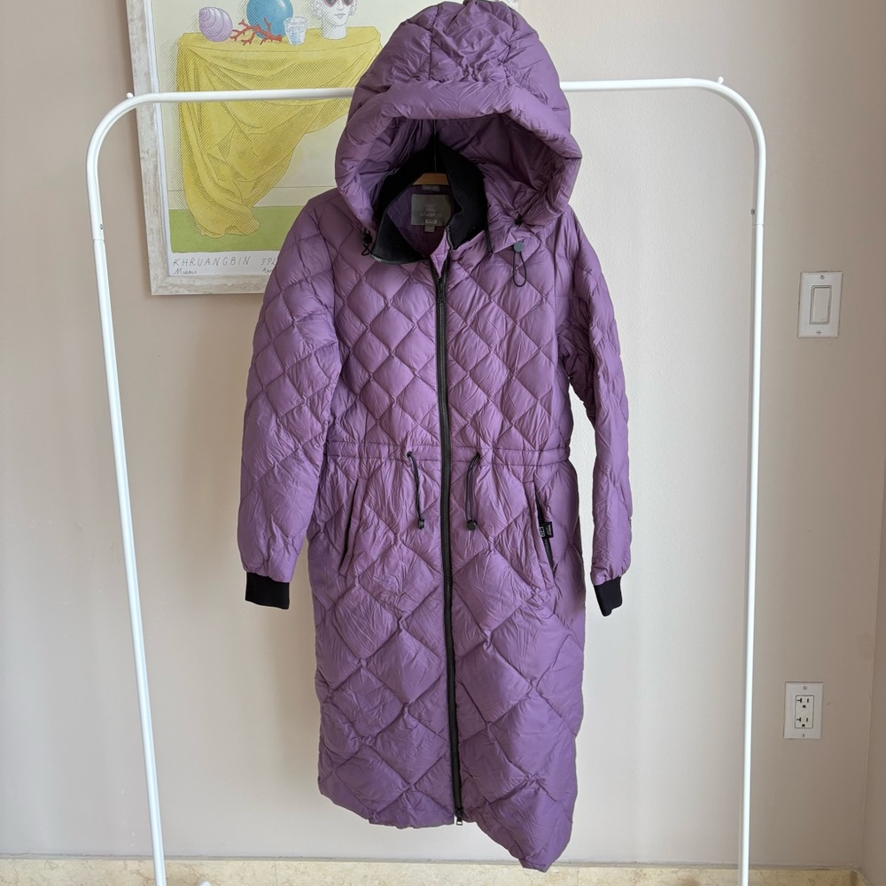 Soia & Kyo Purple Quilted Puffer Coat - Picture 7 of 11